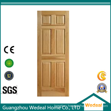 Traditional Solid Wooden High Quality Raised Six Panel Door